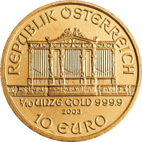 Gold Philharmoniker 1/10 Unze